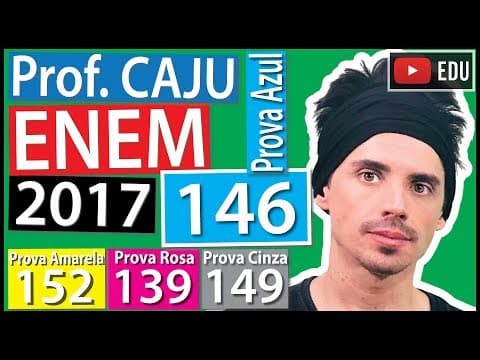 Thumbnail da aula: [ENEM 2017] 146 📘 Em um teleférico turístico, bondinhos saem de estações ao nível do mar e do