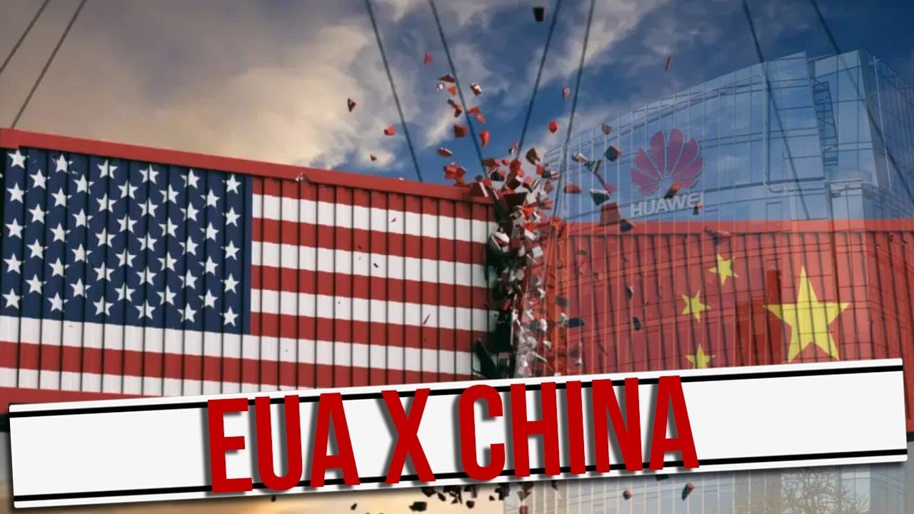 Thumbnail: ENTENDA A GUERRA COMERCIAL ENTRE A CHINA E OS EUA