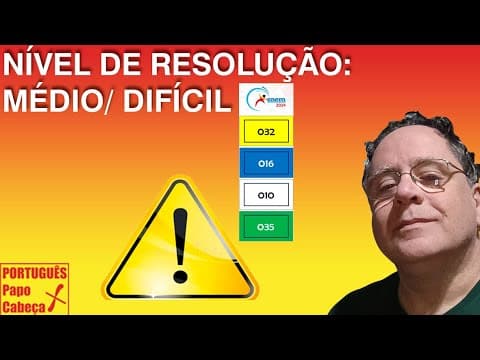 Thumbnail da aula: Questões do ENEM CLXII- Aula 729
