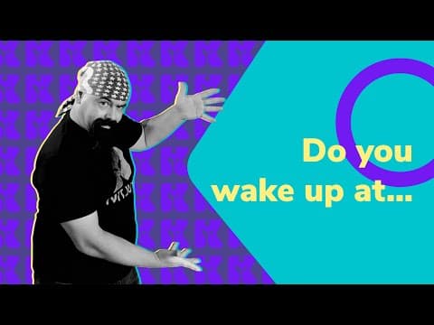 Thumbnail da aula: Inglês 2.0 | Kultivi | Do you wake up at... | Prof. Rui Ventura
