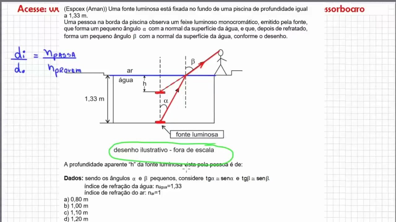 Thumbnail: EXERCÍCIOS PARA REVISÃO DE FÍSICA - Café com o Professor Boaro.