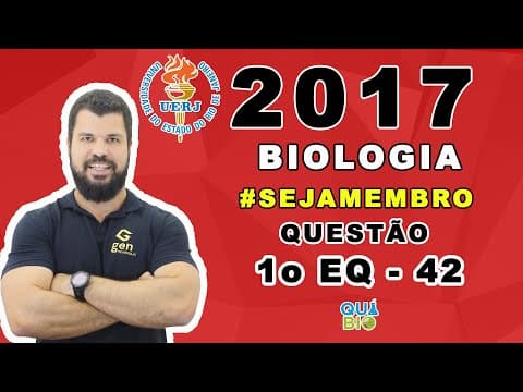 Thumbnail da aula: UERJ 2017 - 1o EQ - Questão 42 - Os primeiros artrópodes eram animais marinhos. Ao longo do processo