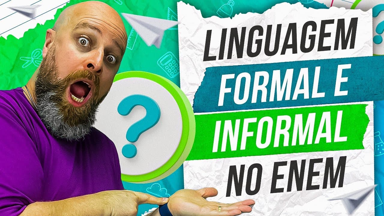 Thumbnail: Linguagem Formal x Linguagem Informal [Prof. Noslen]