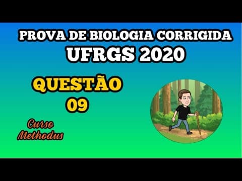 Thumbnail da aula: 09 de 2020 da prova de biologia da UFRGS - No bloco superior abaixo estão denominados padrões