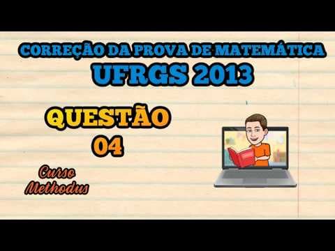 Thumbnail da aula: 04 de 2013 da prova de matemática da UFRGS - A massa das medalhas olímpicas de Londres 2012 está