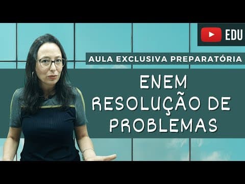 Thumbnail da aula: 💎 Vai fazer o ENEM? Matemática Básica para o ENEM - Professora Angela Matemática