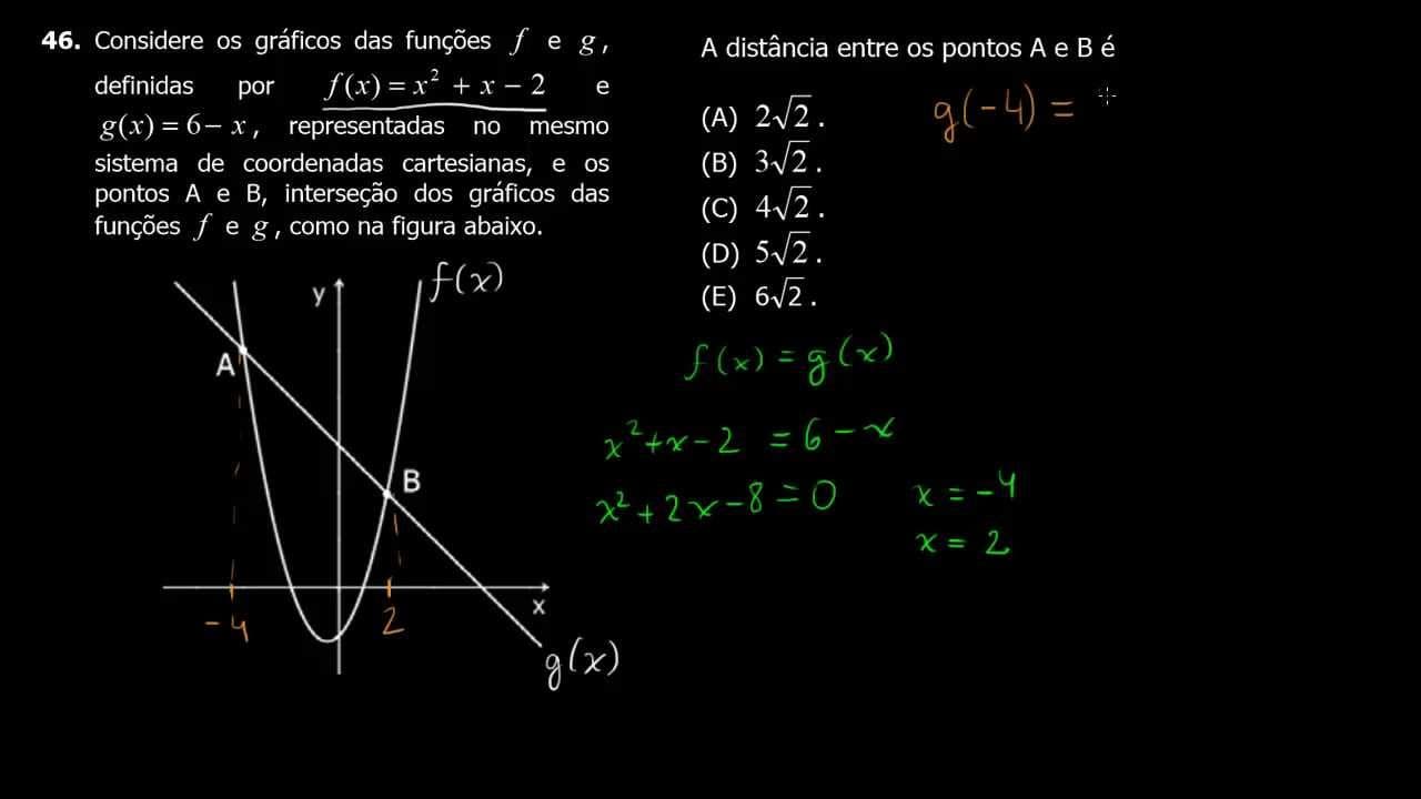 Thumbnail: Correção UFRGS 2013 Matemática questões 44, 45 e 46
