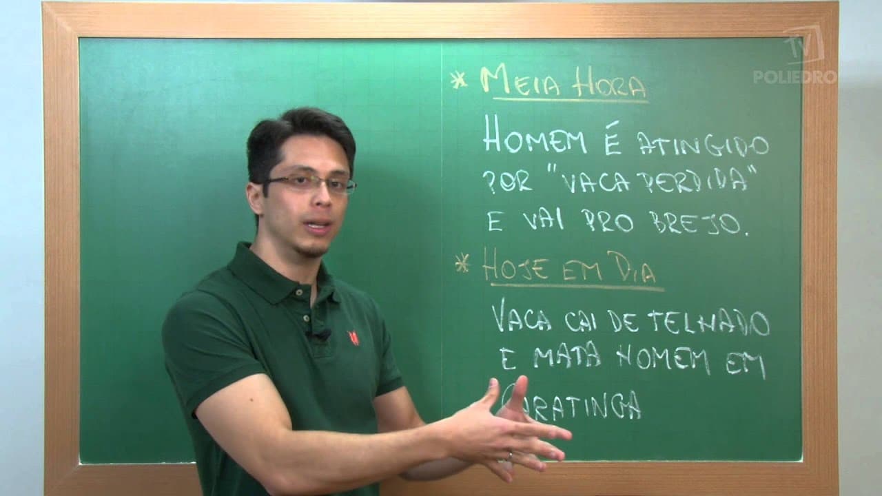 Thumbnail: Videoaulas Poliedro | Enem | Os sentidos por trás das palavras