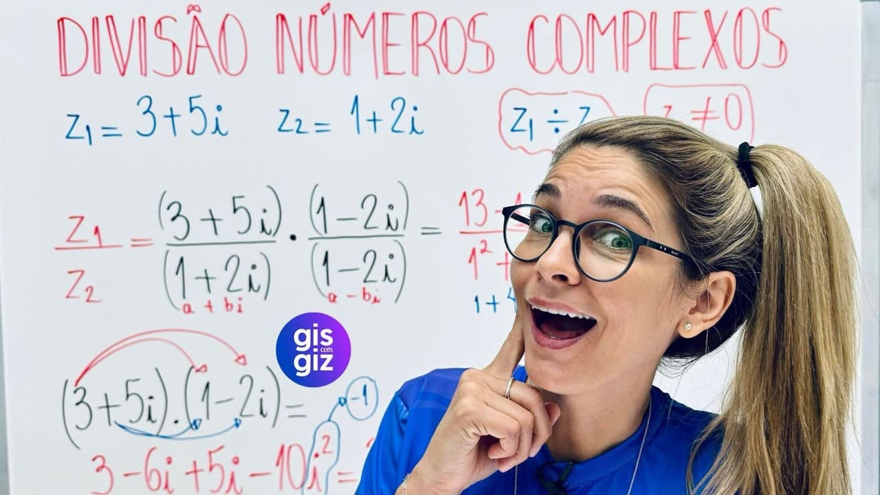 Thumbnail: DIVISÃO DE NÚMEROS COMPLEXOS | NÚMEROS COMPLEXOS |