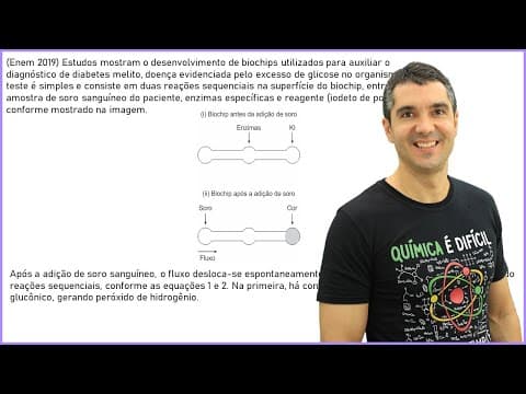 Thumbnail da aula: QUÍMICA ENEM 2019! "Estudos mostram o desenvolvimento de biochips..."