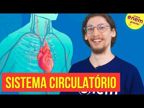 Thumbnail da aula: SISTEMA CIRCULATÓRIO OU CARDIOVASCULAR: ANATOMIA E FUNÇÕES | Resumo de Biologia para o Enem