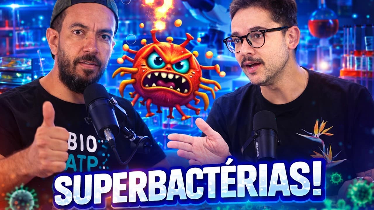 Thumbnail: Superbactérias: O Perigo Invisível Que Pode Afetar Você #bioatp