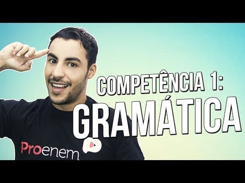 Thumbnail da aula: COMPETÊNCIA 1: A IMPORTÂNCIA DA GRAMÁTICA | Prof. Romulo Bolivar