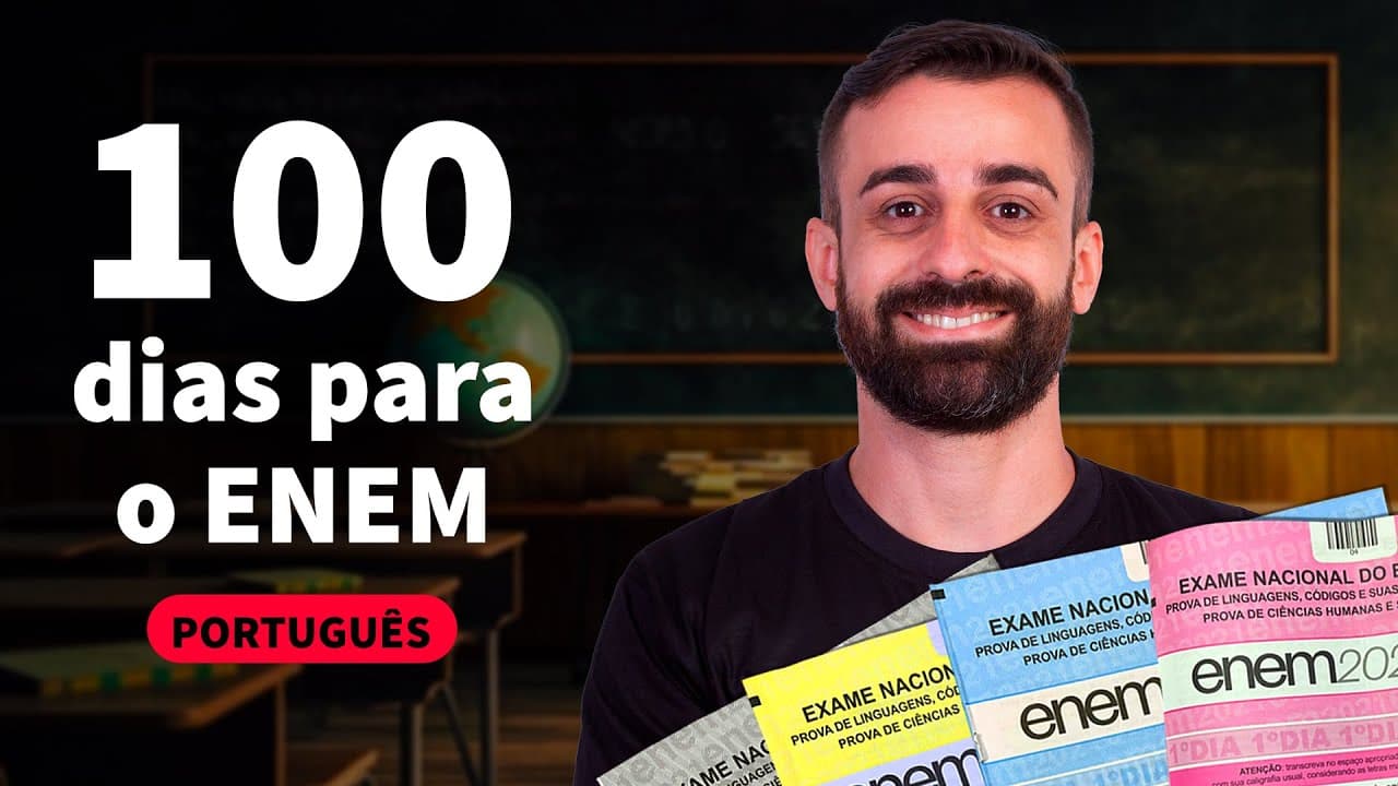 Thumbnail: PORTUGUÊS PARA O ENEM 2024 | ASSUNTOS QUE MAIS CAEM NA PROVA | ProEnem
