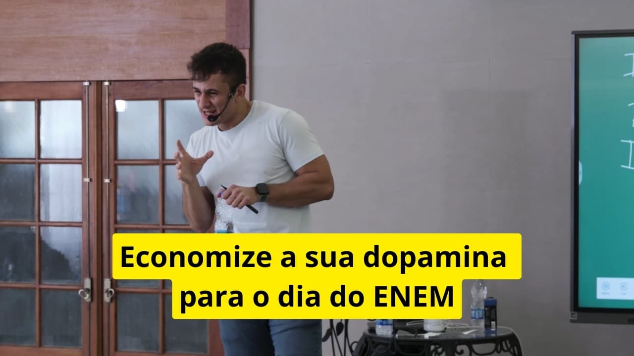 Thumbnail: Otimização de dopamina para a semana do ENEM 2026