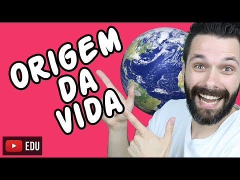 Thumbnail da aula: Origem da Vida na Terra - Aula | Biologia com Samuel Cunha