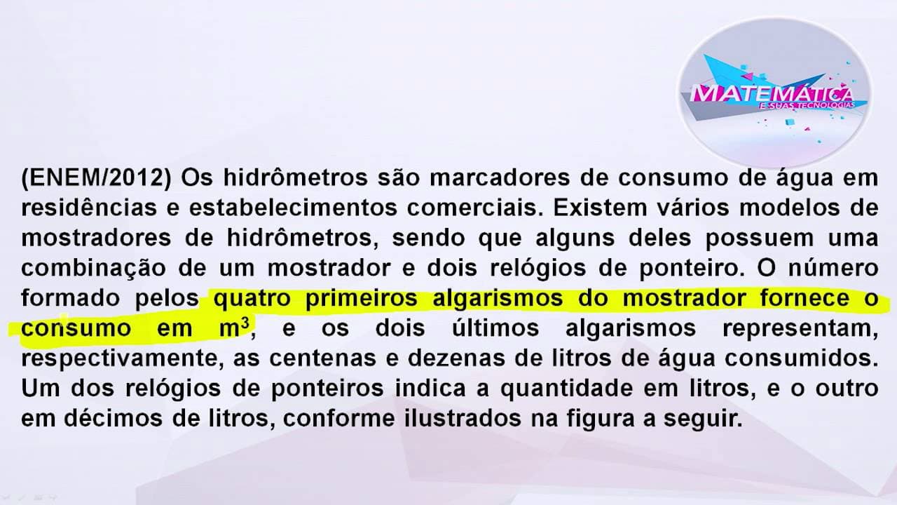 Thumbnail: Matemática: Unidades de medida - ENEM