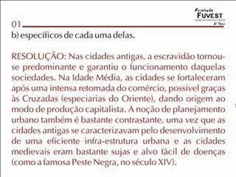 Thumbnail da aula: HIST 01 e 02 Resolução FUVEST 2008 2ª Fase