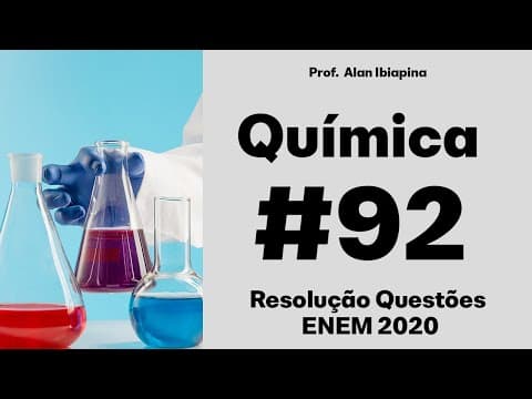 Thumbnail da aula: ENEM 2020 - A enorme quantidade de resíduos gerados pelo consumo crescente da sociedade traz para a.
