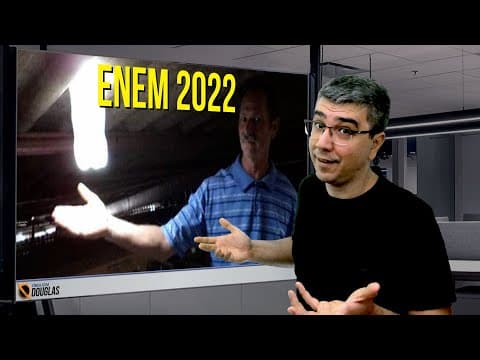 Thumbnail da aula: ENEM 2022 E AS LÂMPADAS DE GARRAFA PET | LUZ ENGARRAFADA