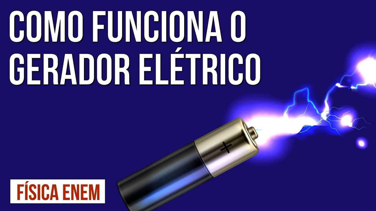 Thumbnail: COMO FUNCIONA UM GERADOR ELÉTRICO | Resumo de Física para o Enem