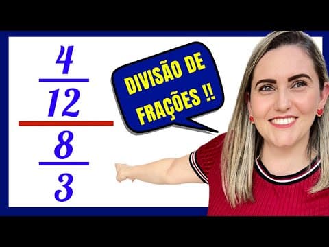 Thumbnail da aula: 🤯🤯PASSO A PASSO PARA RESOLVER DIVISÃO DE FRAÇÕES! Matemática básica todo dia.📚🚀