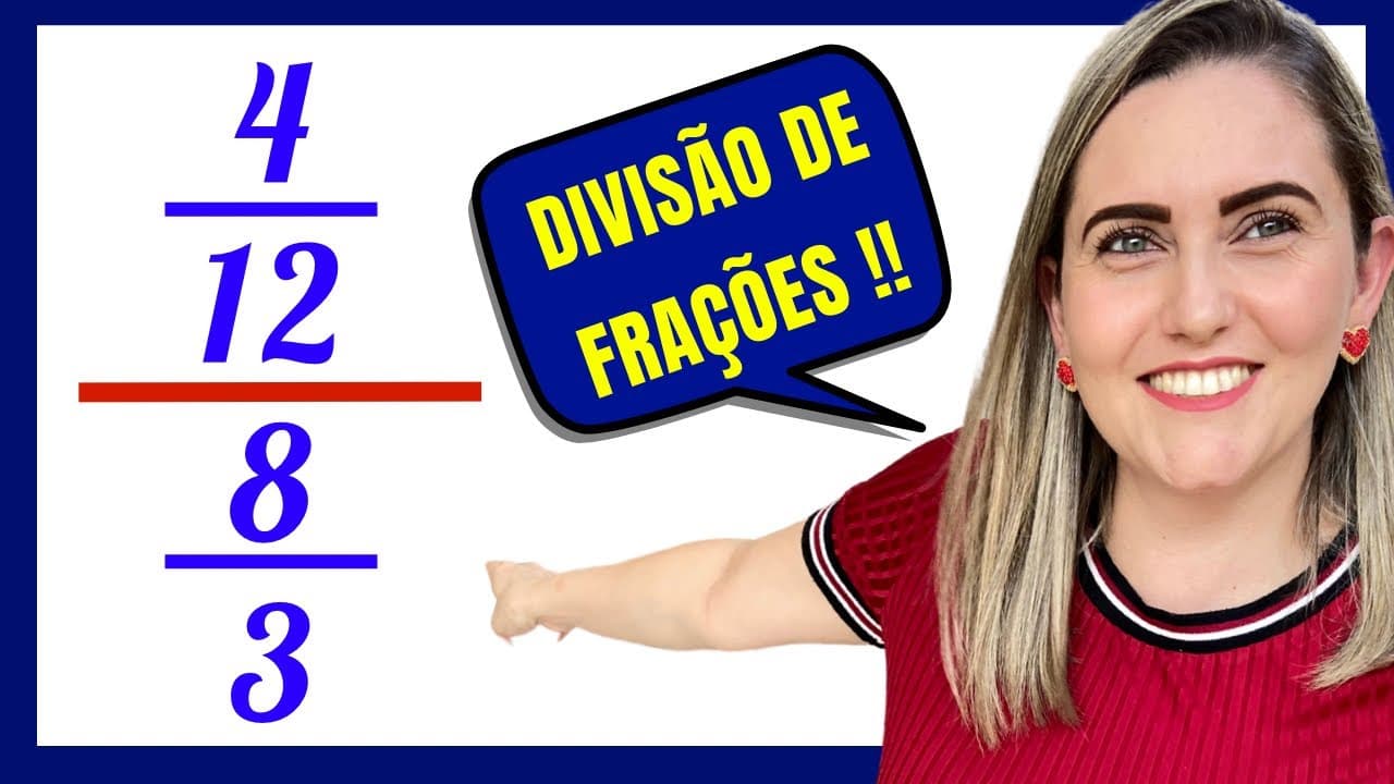 Thumbnail: 🤯🤯PASSO A PASSO PARA RESOLVER DIVISÃO DE FRAÇÕES! Matemática básica todo dia.📚🚀