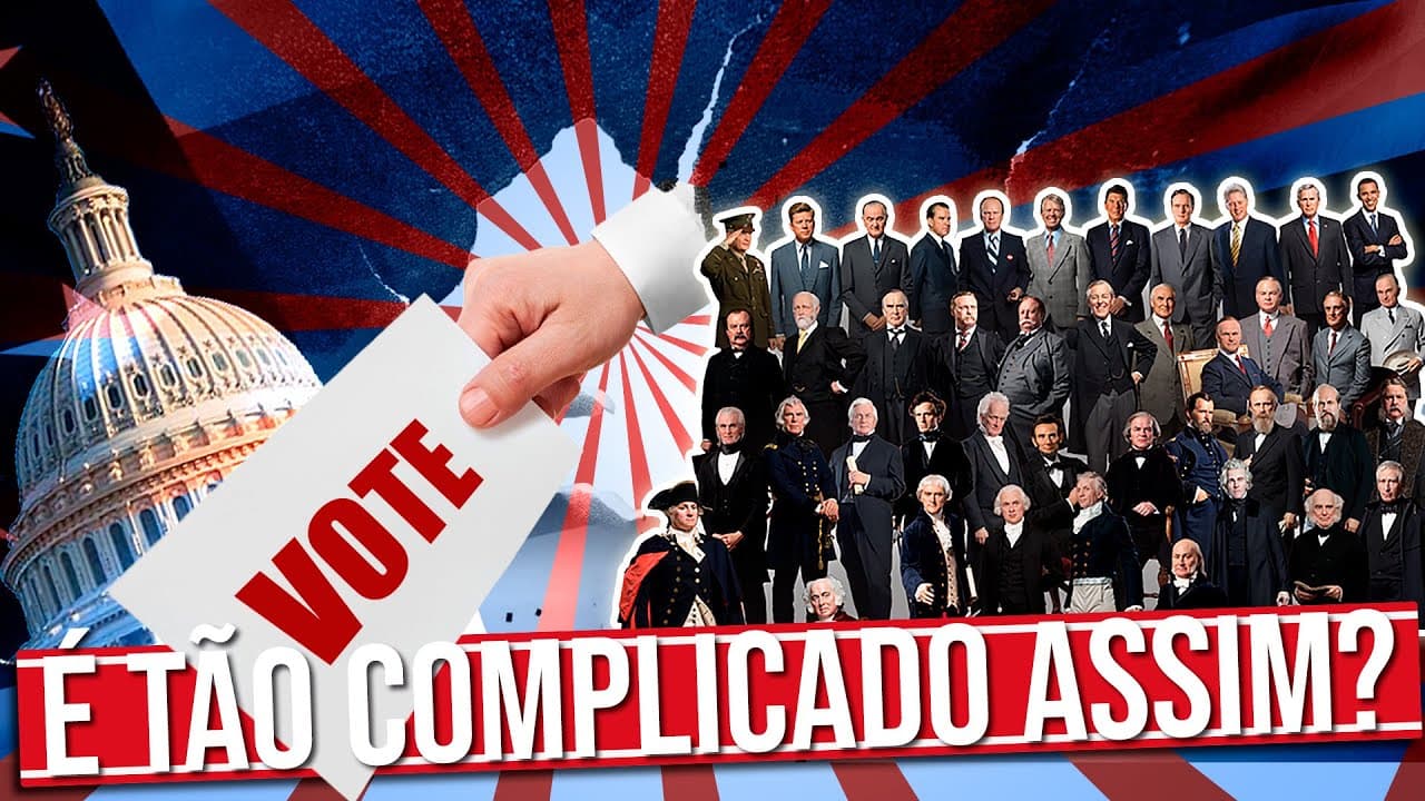Thumbnail: ENTENDA COMO FUNCIONAM AS ELEIÇÕE NOS EUA!!!