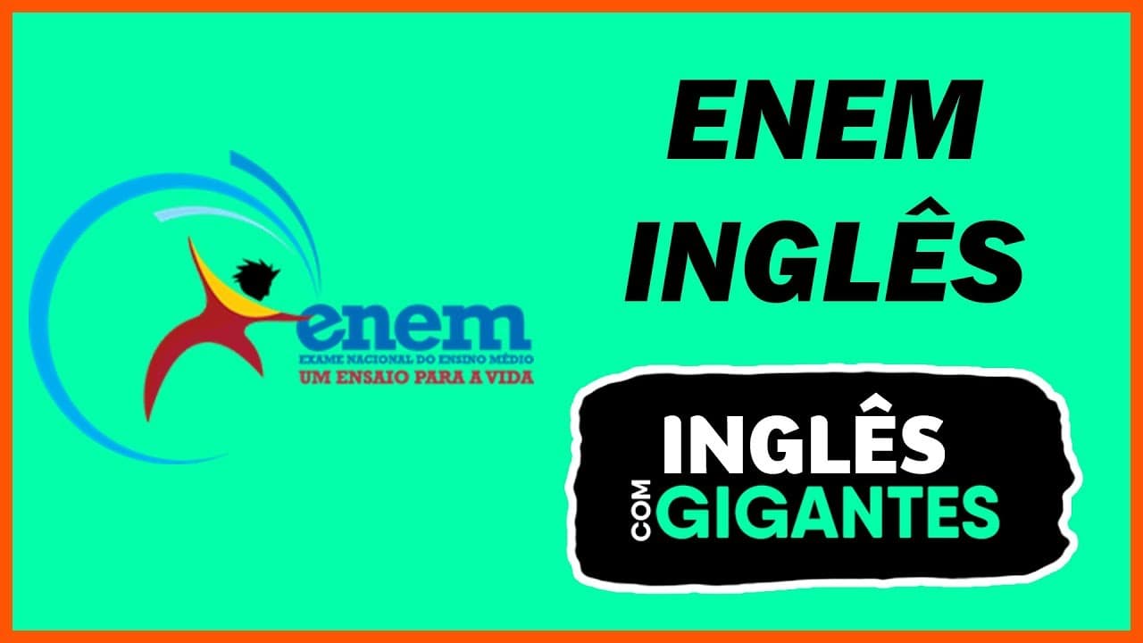 Thumbnail: Correção da prova do ENEM 2019 de inglês - INGLÊS COM GIGANTES