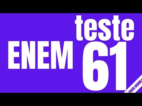 Thumbnail da aula: História no ENEM: q. 61