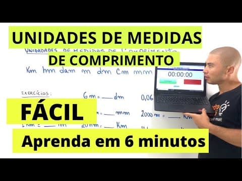 Thumbnail da aula: MEDIDAS DE COMPRIMENTO | FÁCIL e RÁPIDO