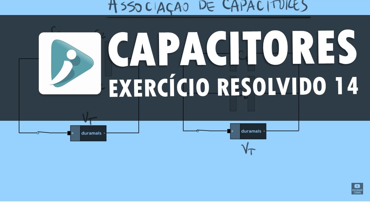 Thumbnail: Resumo sobre capacitores e exercício resolvido 14 - Young e Freedman