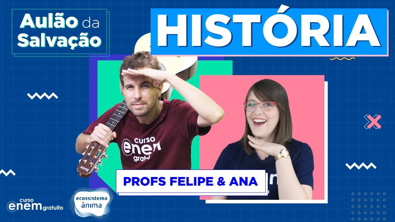 Thumbnail: AULÃO DE HISTÓRIA ENEM | AULÃO DA SALVAÇÃO