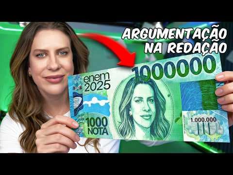 Thumbnail da aula: ARGUMENTAÇÃO DE MILHÕES na REDAÇÃO do Enem 2025