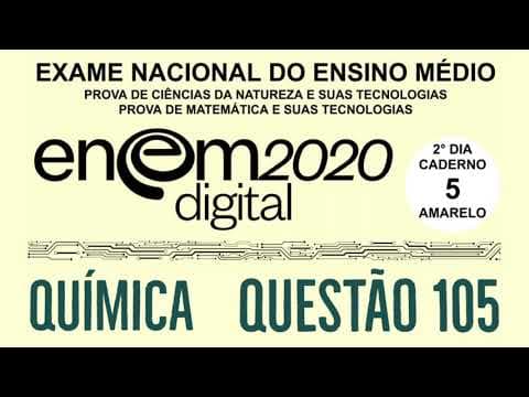 Thumbnail da aula: Enem 2020 | Prova Digital | Questão 105