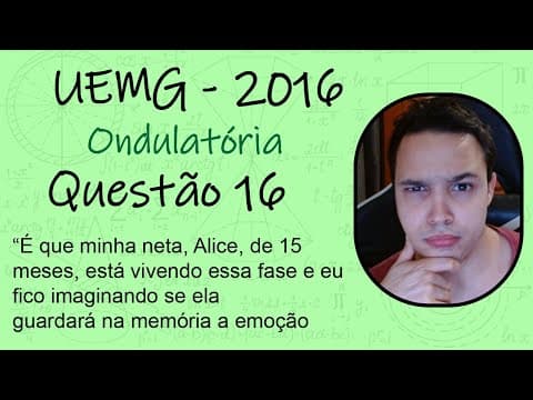 Thumbnail da aula: UEMG 2016 - O controle remoto utiliza a tecnologia do infravermelho. Três candidatos ao vestibular
