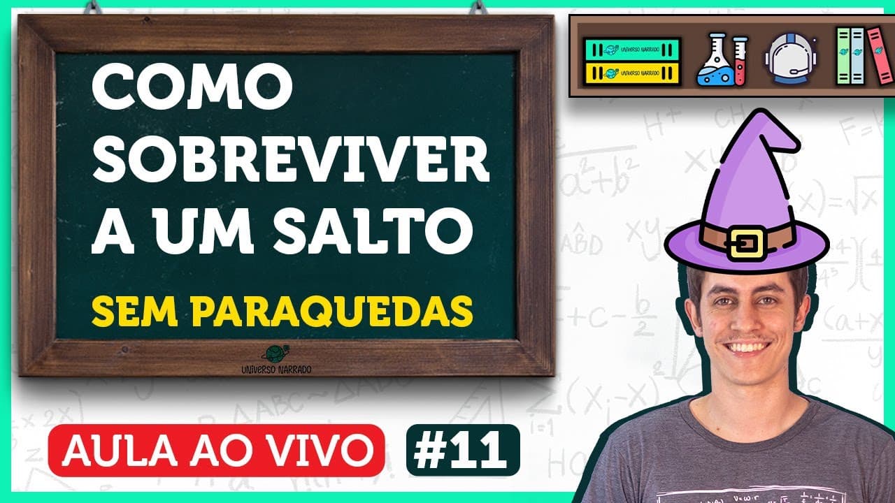 Thumbnail: Segunda lei de Newton, Impulso e Quantidade de Movimento | Aula de Física | LIVE011