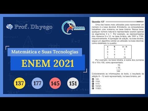 Thumbnail da aula: Uma das bases mais utilizadas para representar um número é a base decimal. Entretanto, os computador