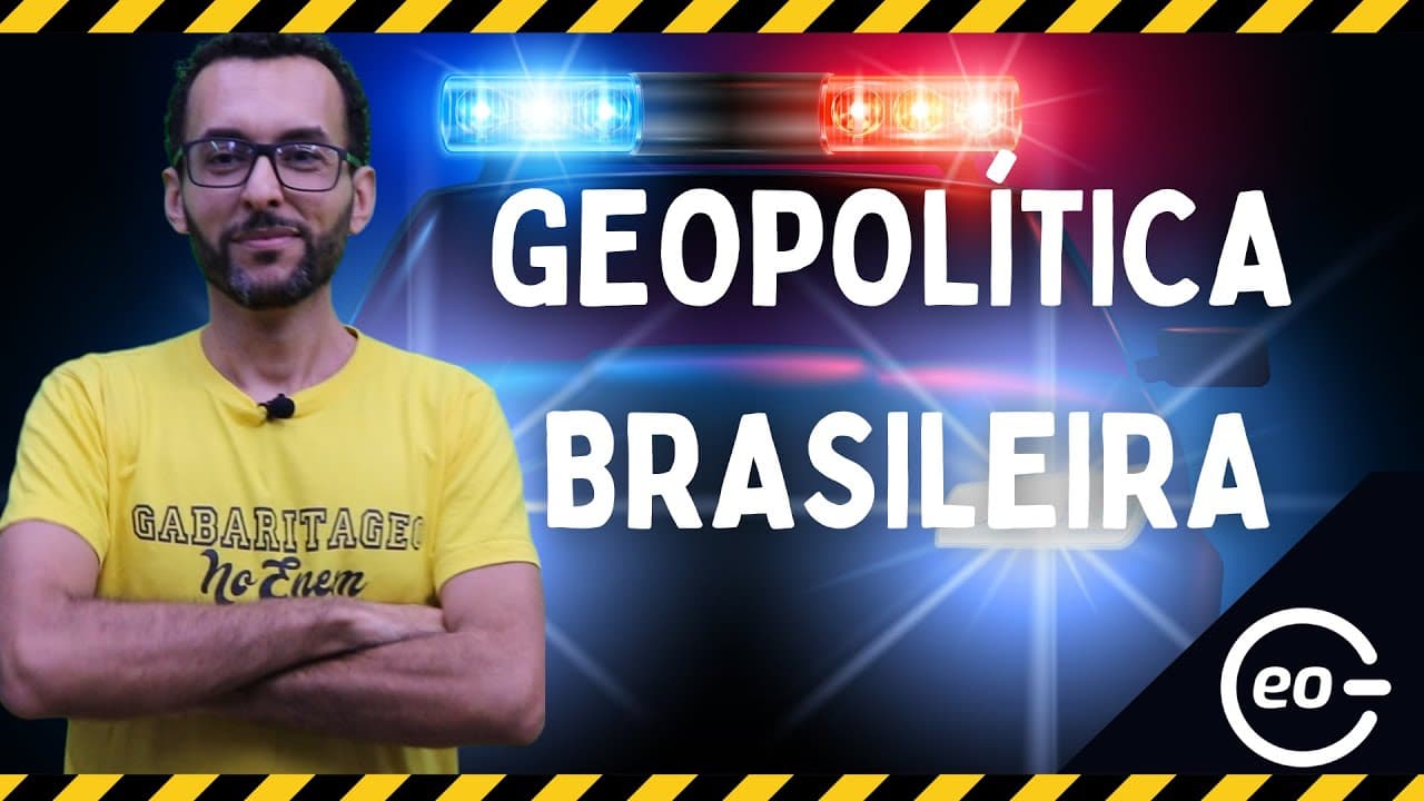 Thumbnail: Como estudar Geopolítica para o Concurso da PRF 2021