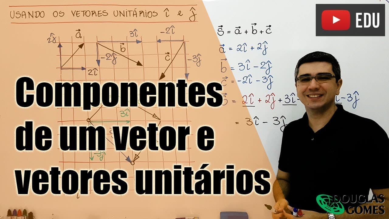 Thumbnail: Aprenda de maneira inteligente o significado de decompor um vetor!