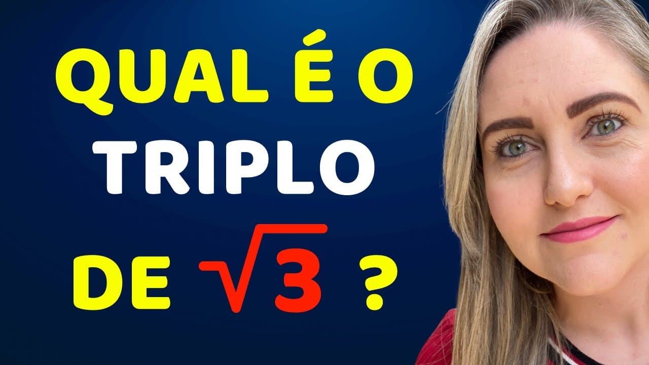 Thumbnail: 😱CONSEGUE DESCOBRIR O TRIPLO DA RAIZ DE 3?? Matemática básica todo dia.📚🚀