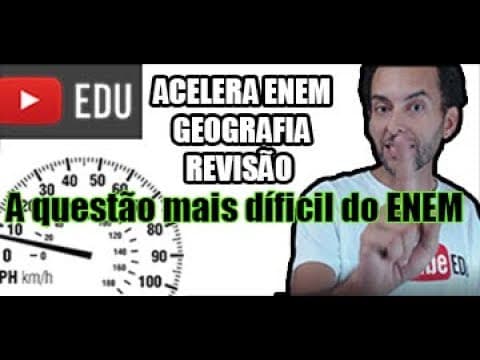 Thumbnail da aula: Revisão ENEM - A questão mais difícil de GEOGRAFIA. Q.06