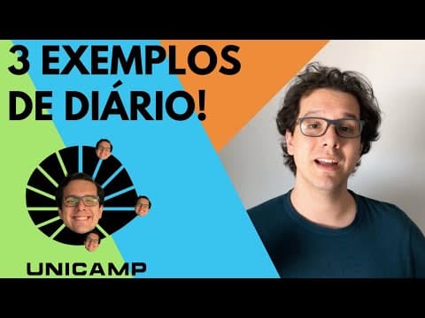 Thumbnail da aula: UNICAMP - Diário - Analisando um texto ACIMA e dois ABAIXO da média!