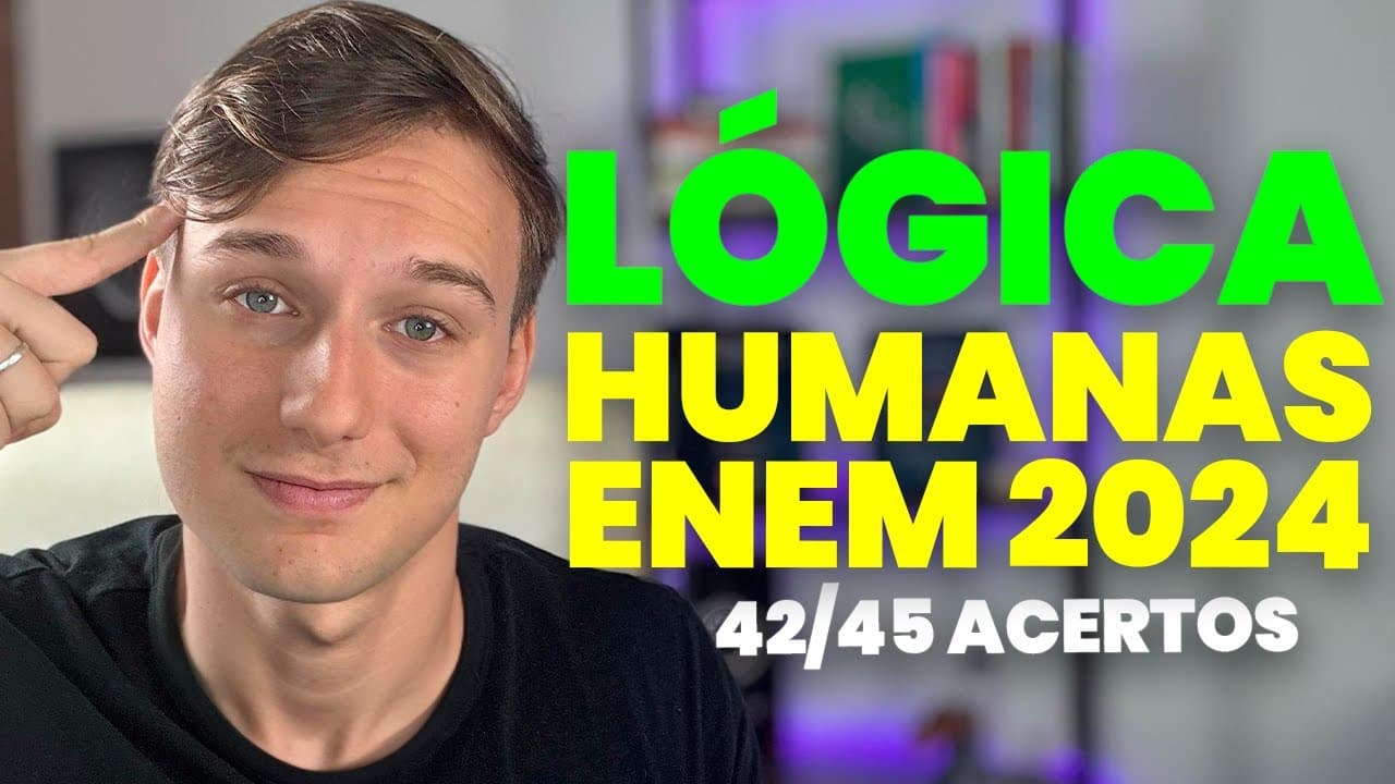 Thumbnail: RESOLVA HUMANAS NO ENEM SEM SABER A MATÉRIA! (Acertei 42/45 com essas técnicas)