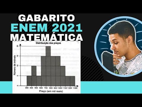 Thumbnail da aula: 🛑ENEM 2021 MATEMÁTICA Um casal está planejando comprar um apartamento de dois quartos num bairro de