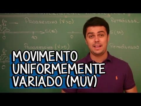 Thumbnail da aula: MOVIMENTO UNIFORMEMENTE VARIADO (MUV) | FÍSICA | DESCOMPLICA