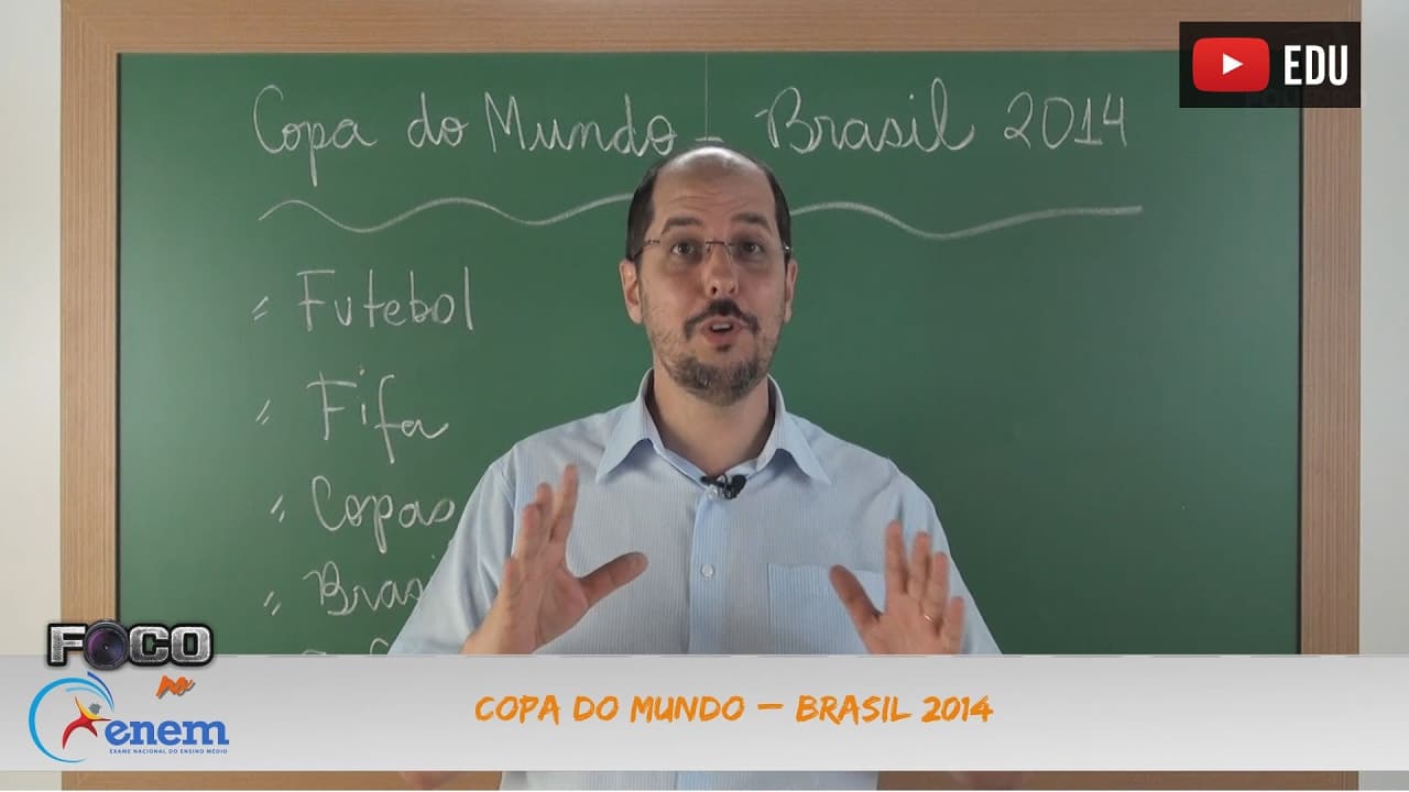 Thumbnail: Videoaulas Poliedro | Enem | Copa do Mundo: Brasil 2014