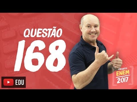 Thumbnail da aula: Enem 2016 - Matemática | Questão 168 (Caderno Rosa)