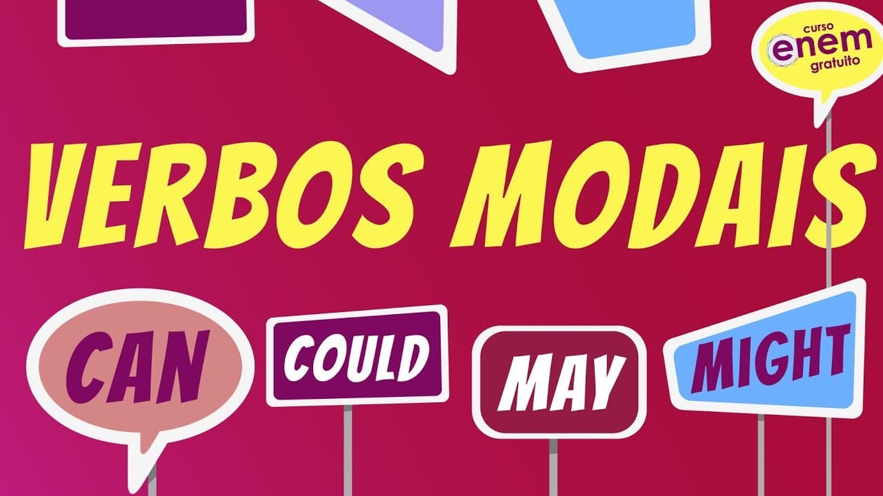 Thumbnail: VERBOS MODAIS - MODAL VERBS | Revisão de Inglês para o Enem