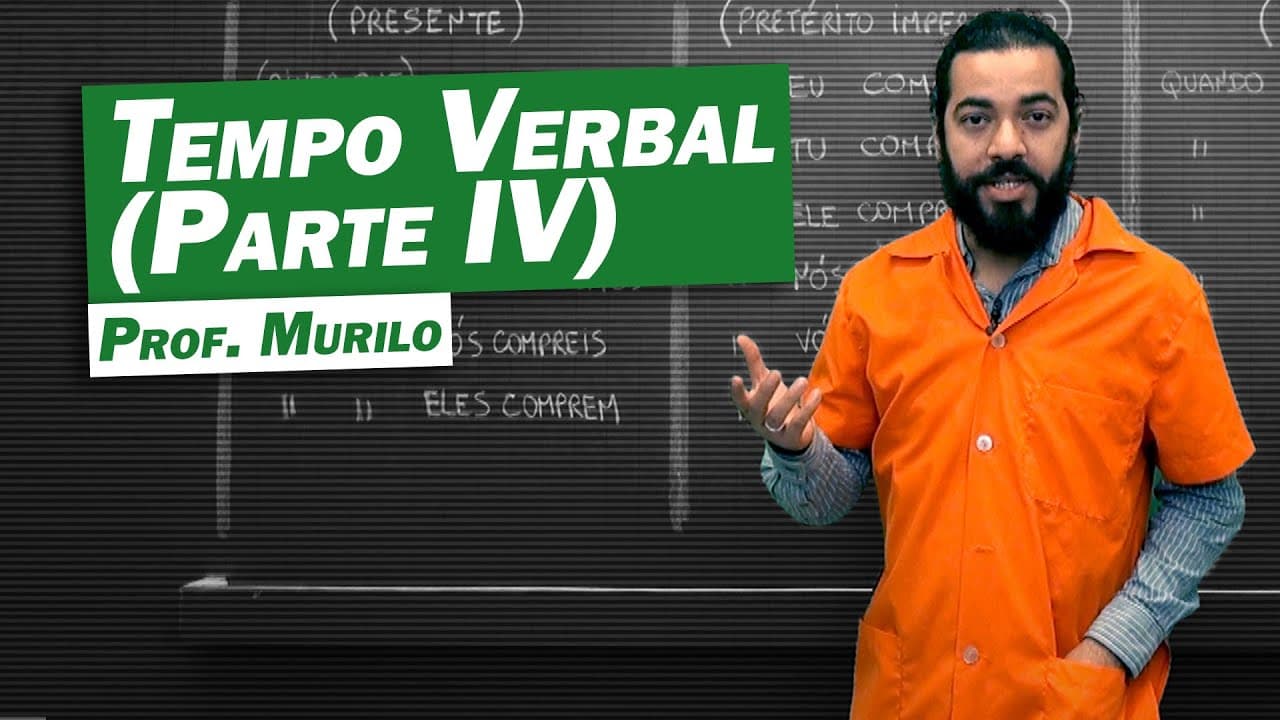 Thumbnail: Gramática - Tempo Verbal (Parte 4)